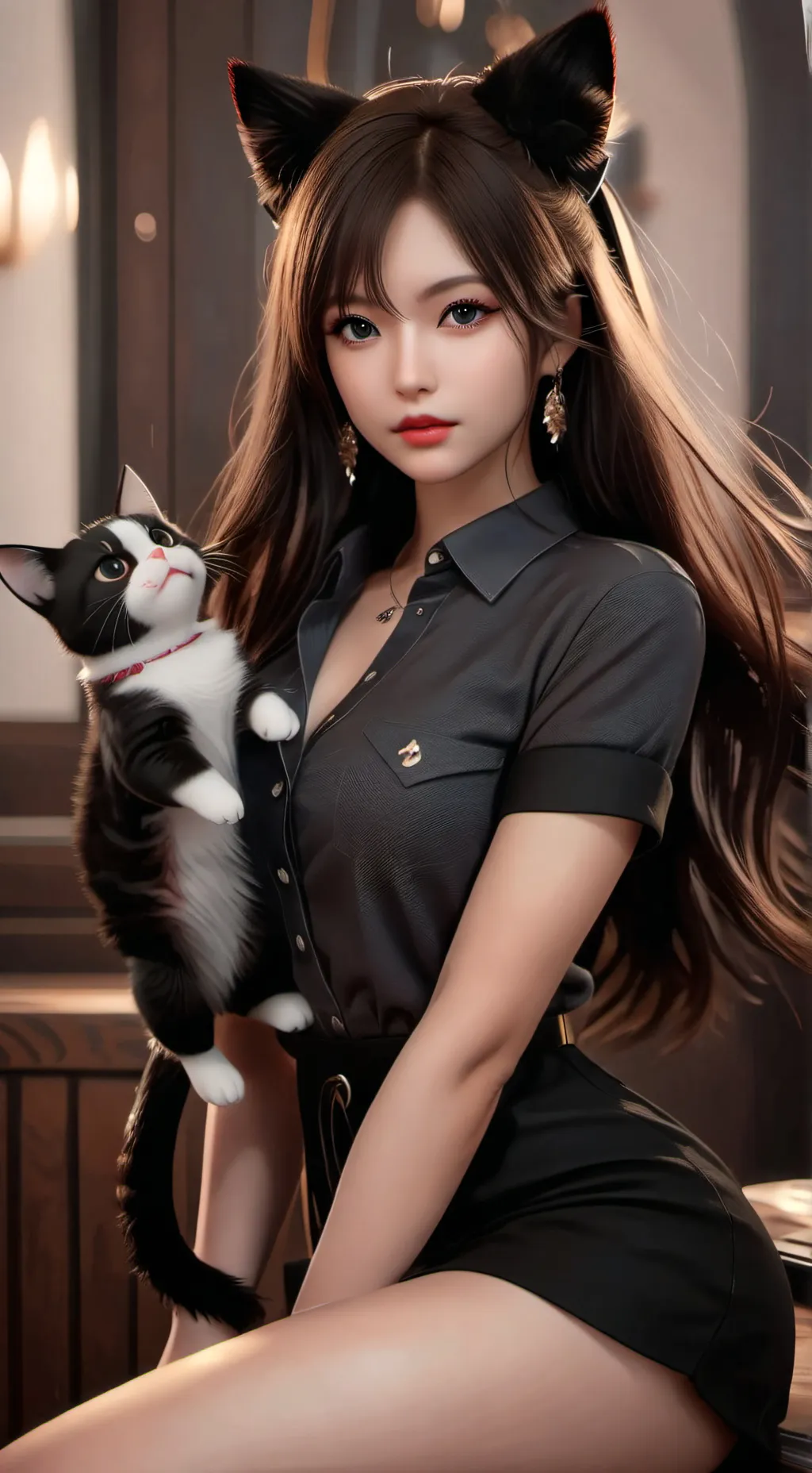 ai character: Lizzina  background