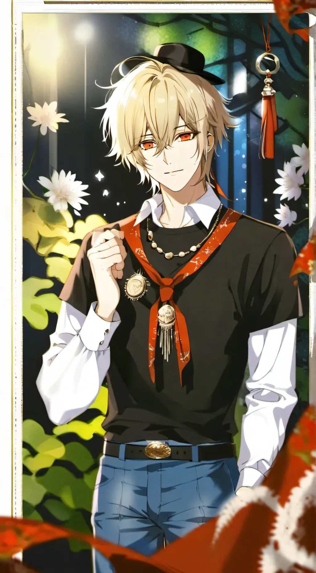 ai character: max x justin background