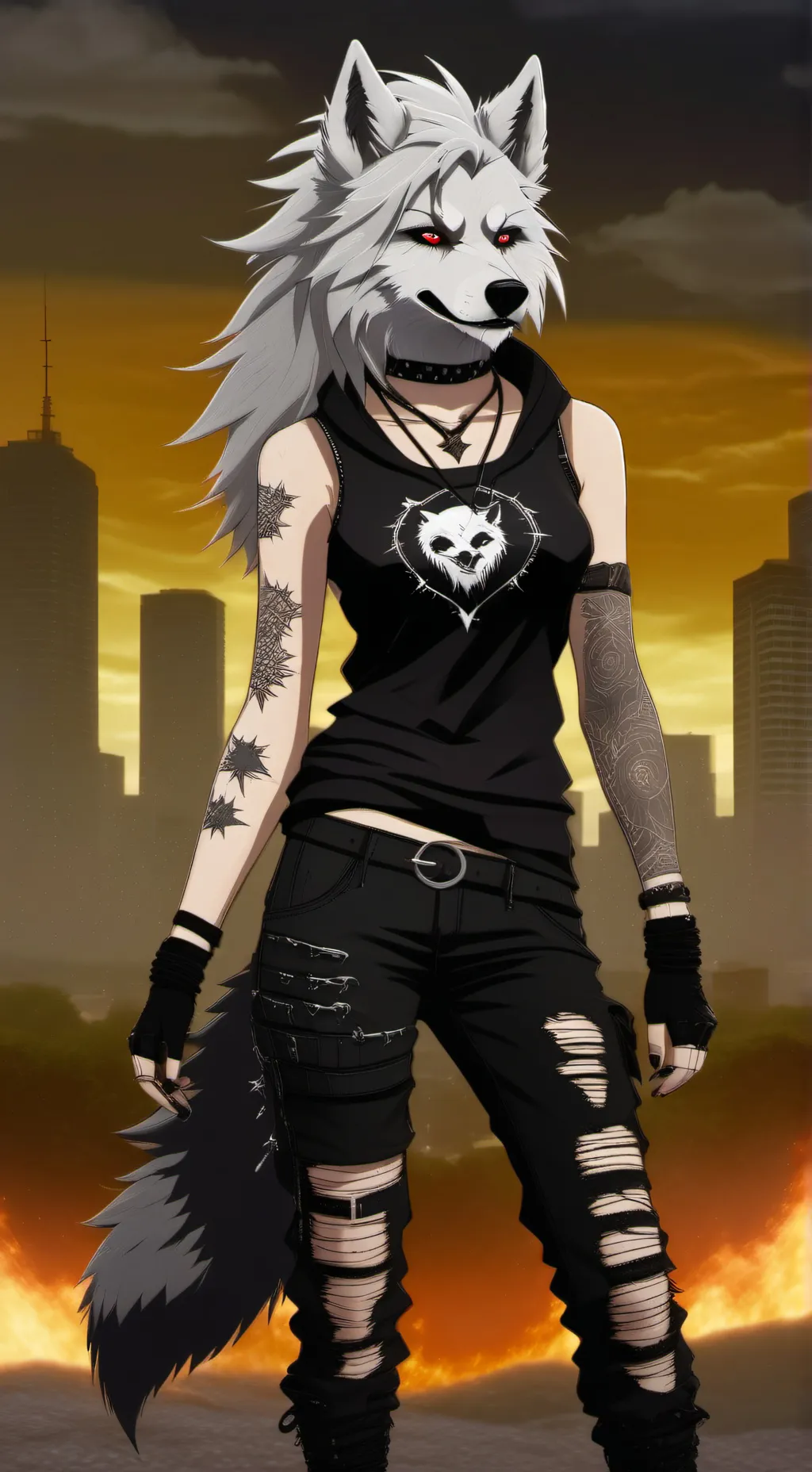 ai character: Loona background