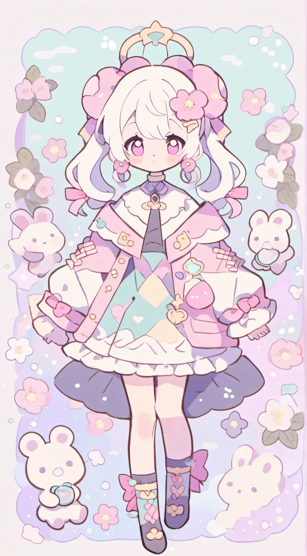 ai character: DW x SQ★ background