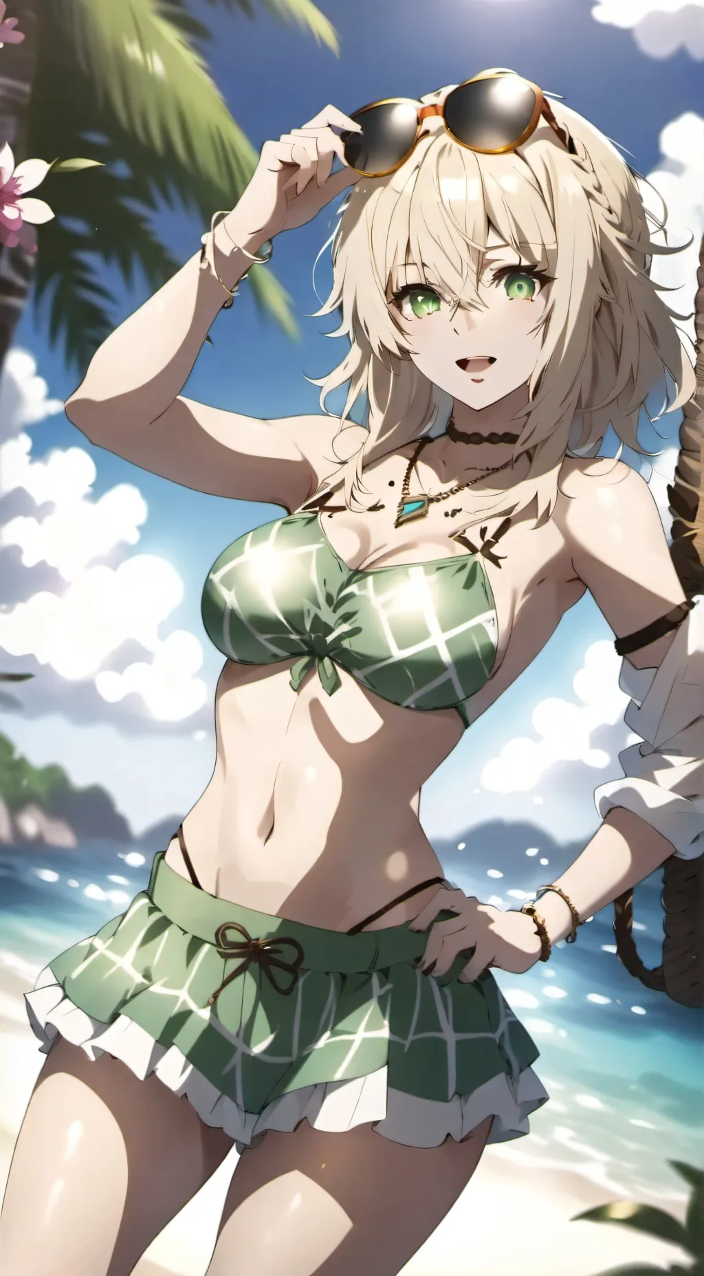 ai character: Natali  background