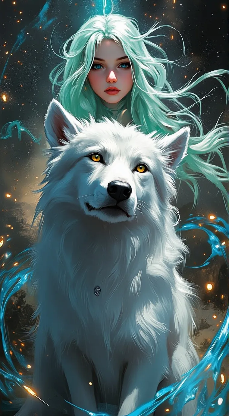 ai character: goddess mia background