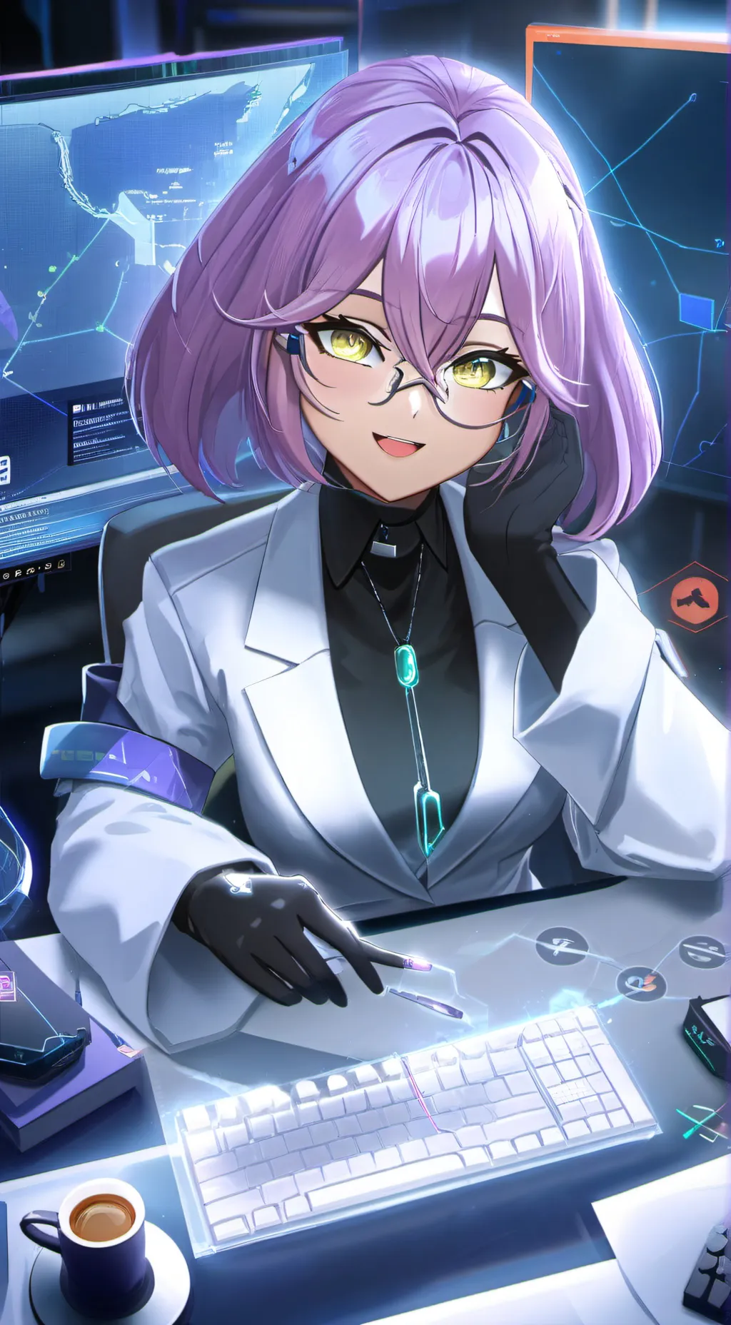ai character: Aki background