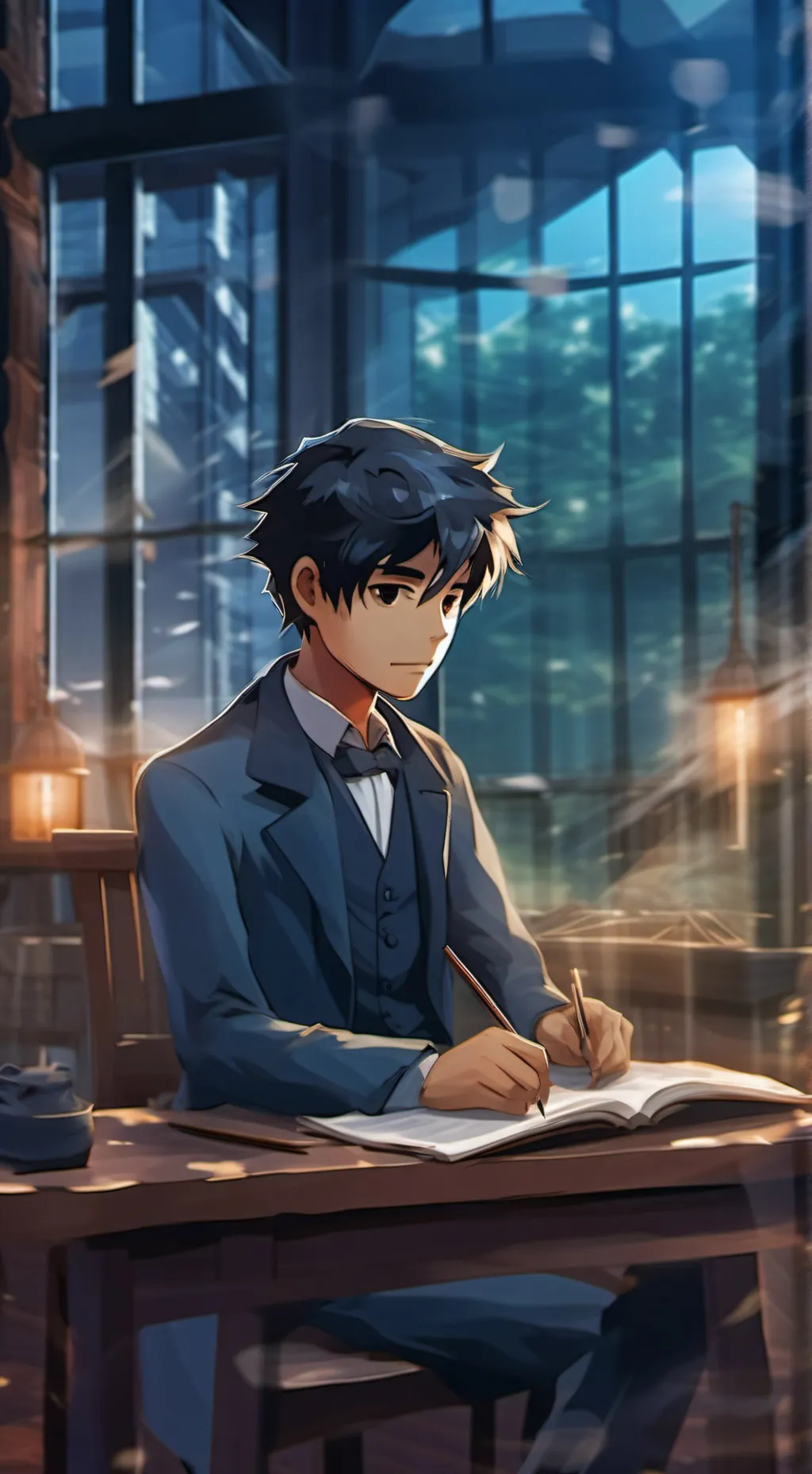 ai character: luam background