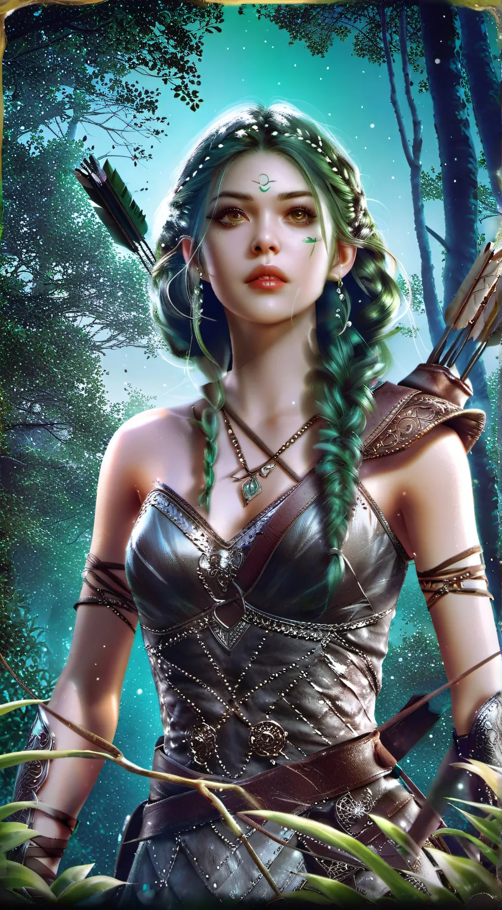 ai character: Elowen Lily background