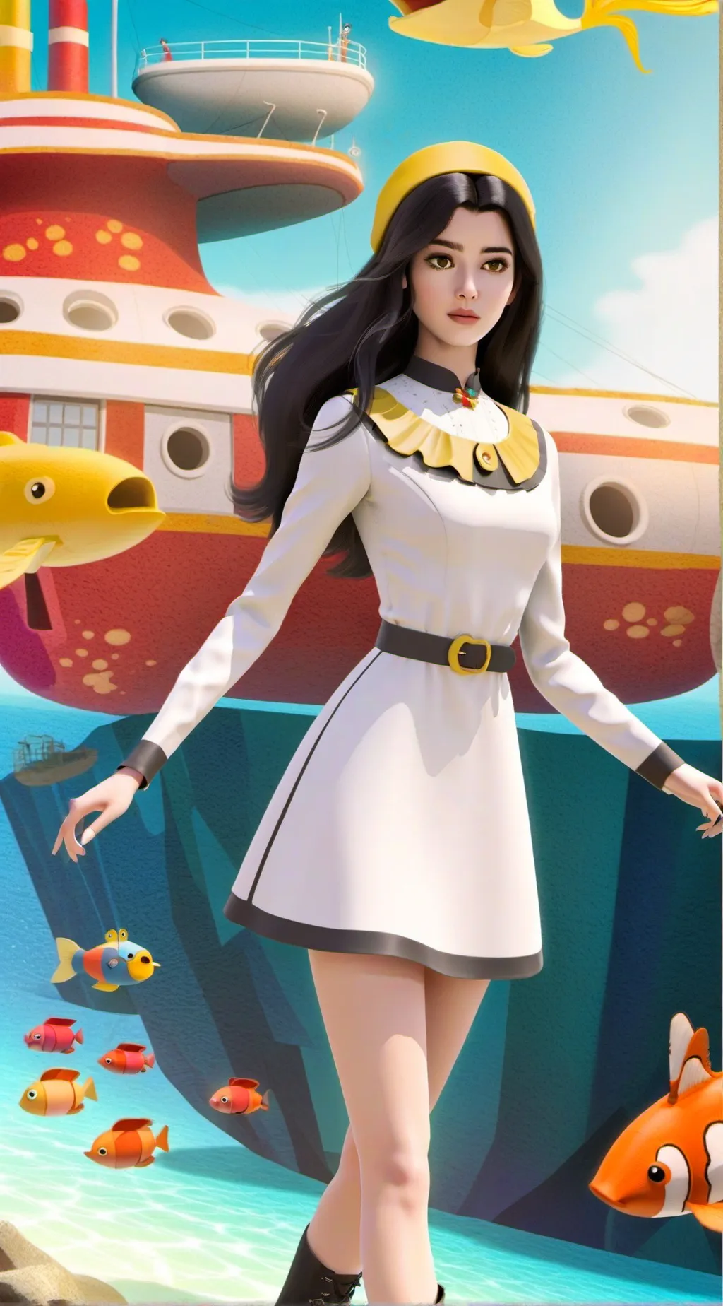 ai character: Melody background