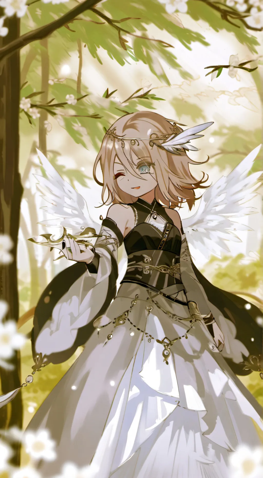 ai character: mia gacha  background