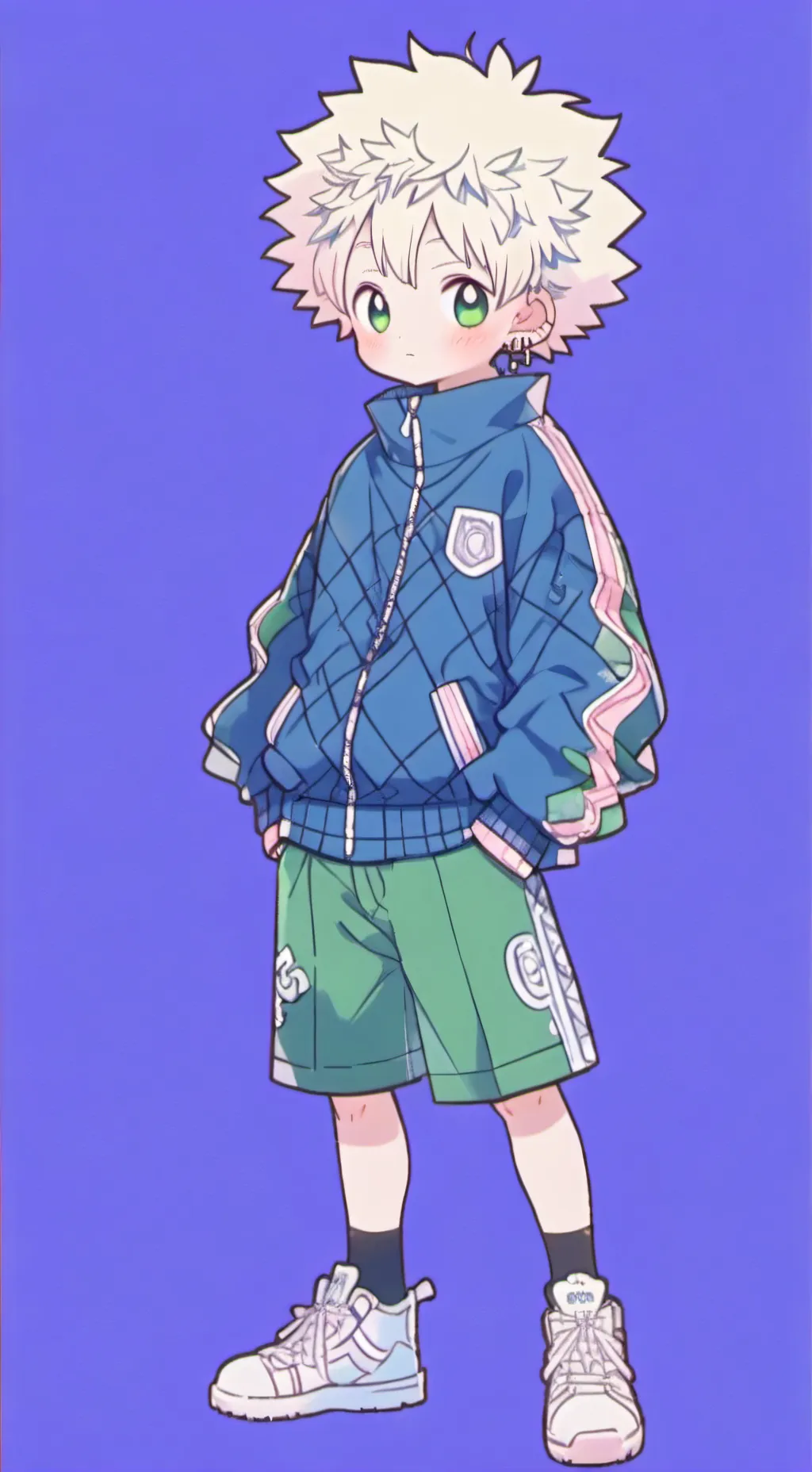 ai character: bakugou  background