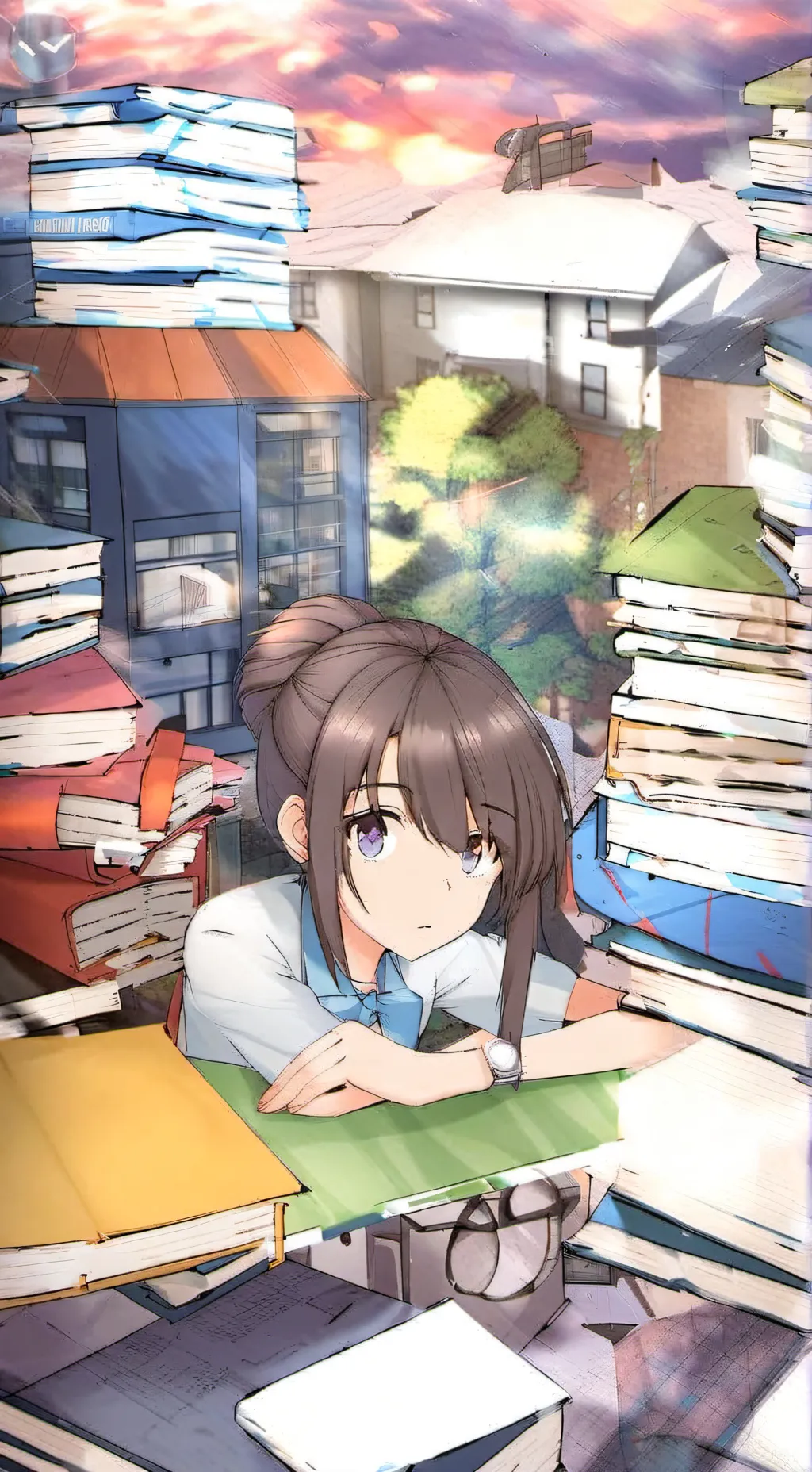ai character: Hiuko  background