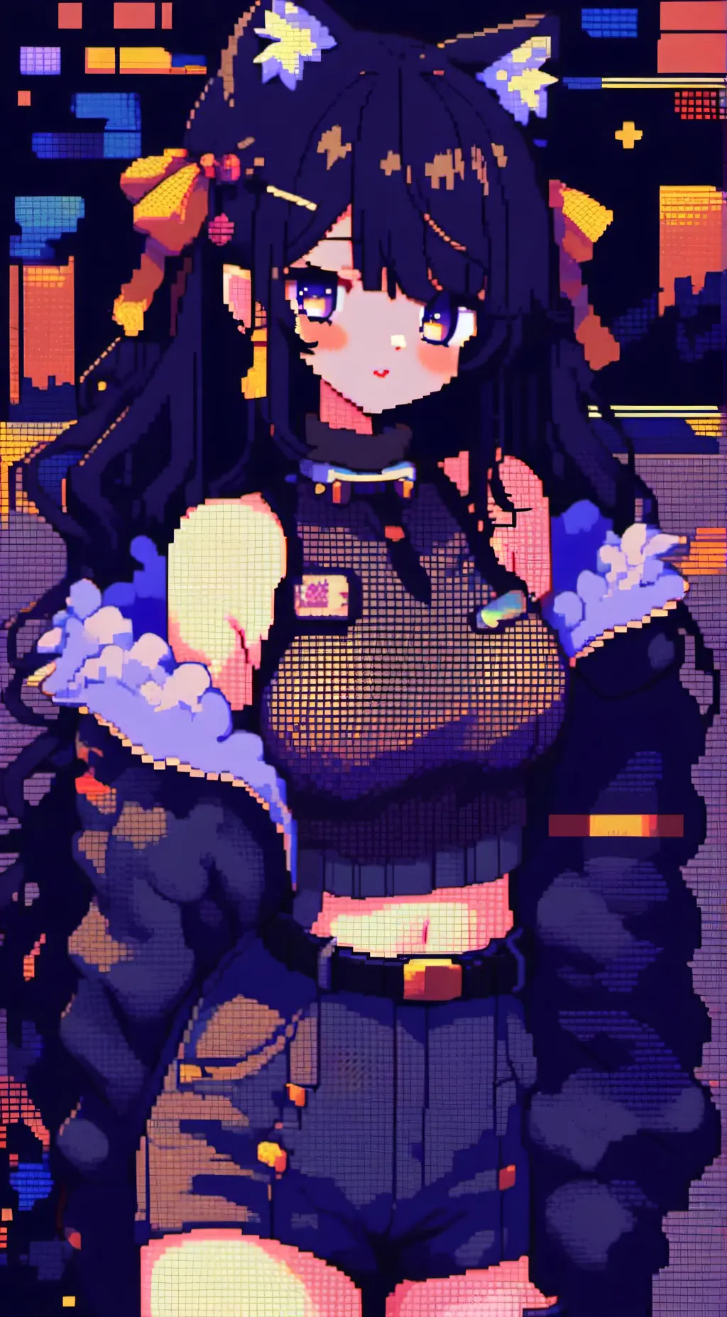 ai character: Luna background