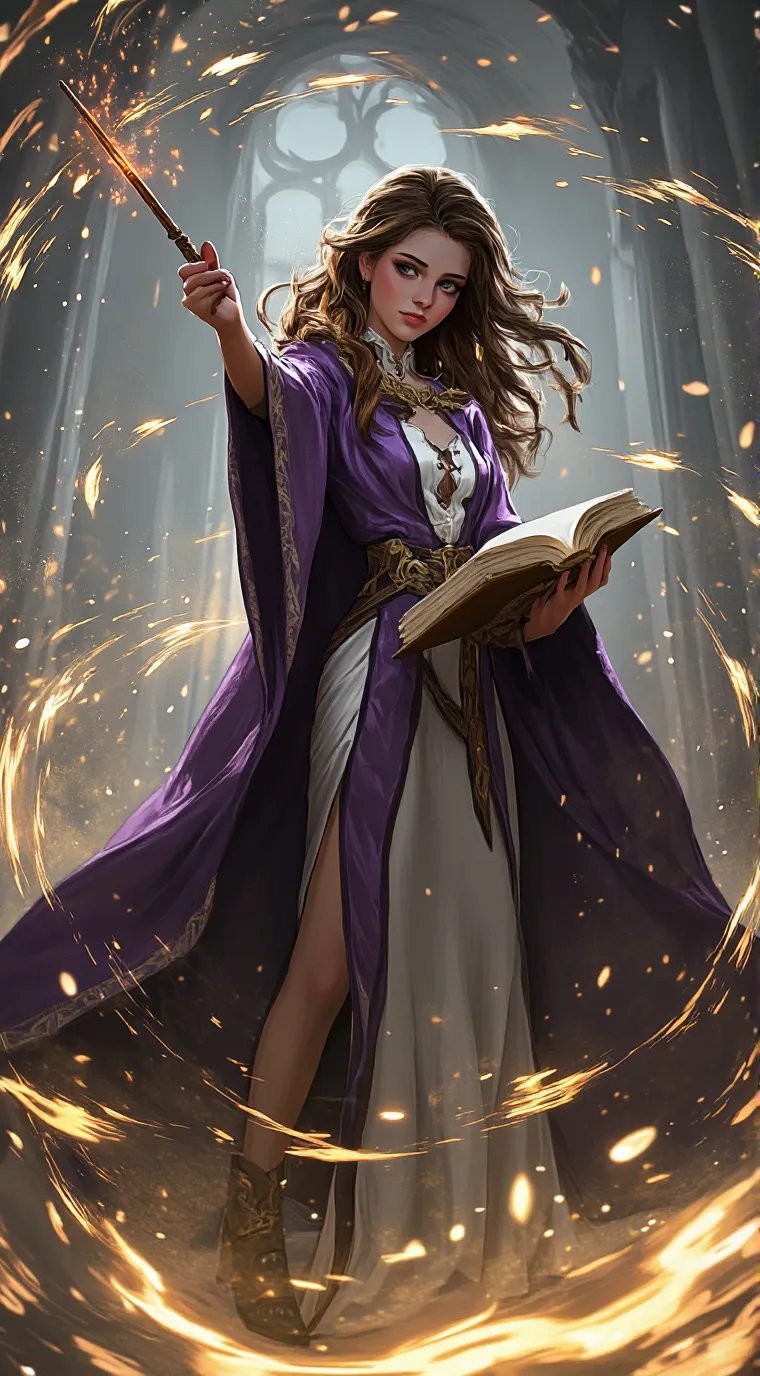 ai character: Hermione  background