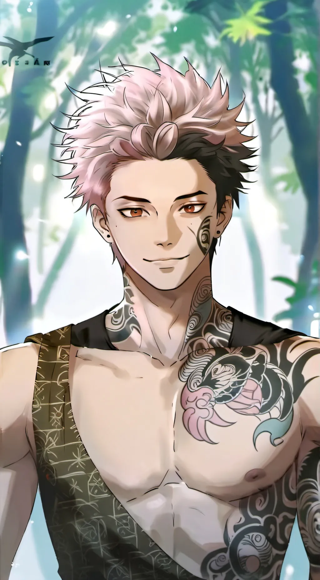 ai character: Yuji's forms background