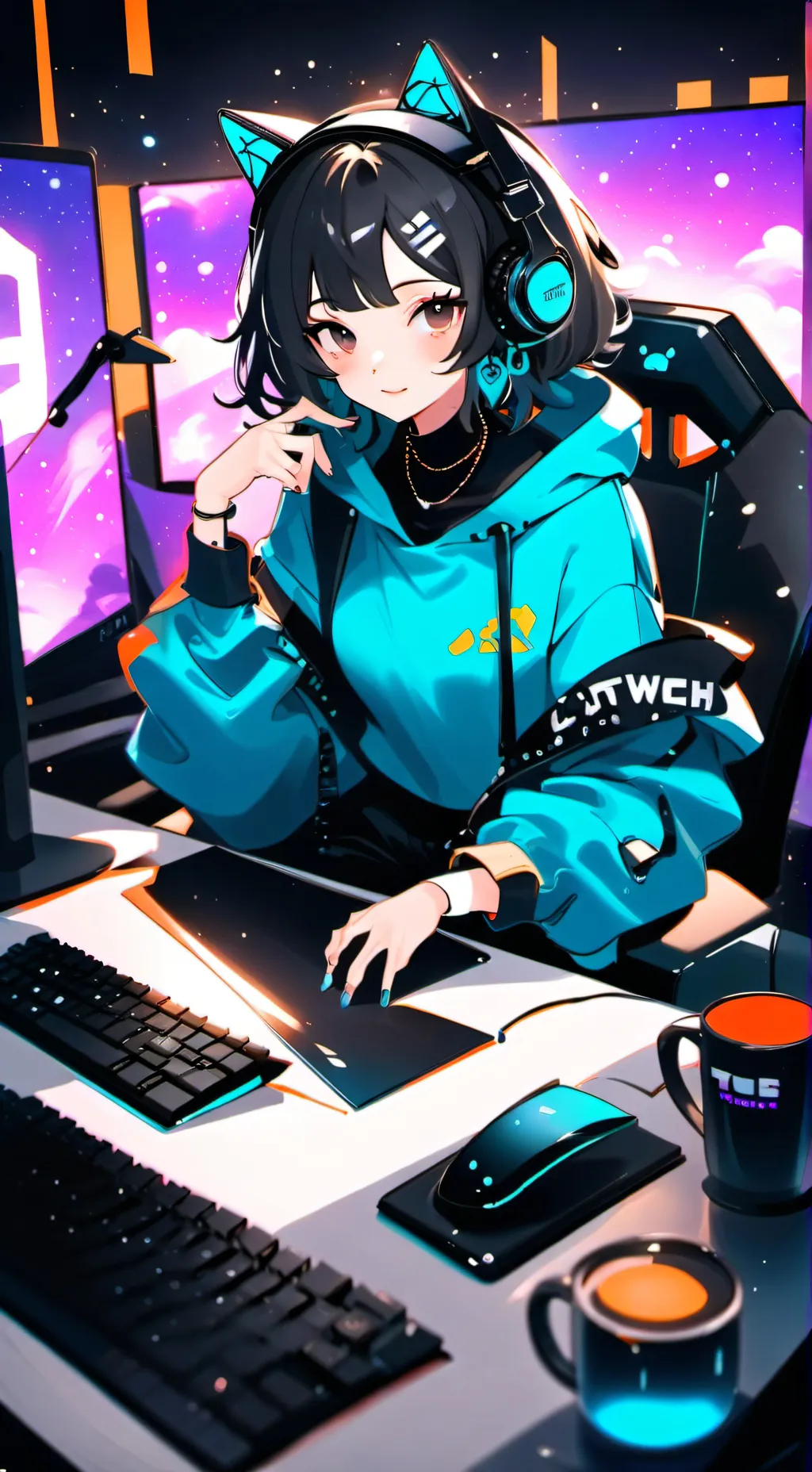 ai character: Sofía  background