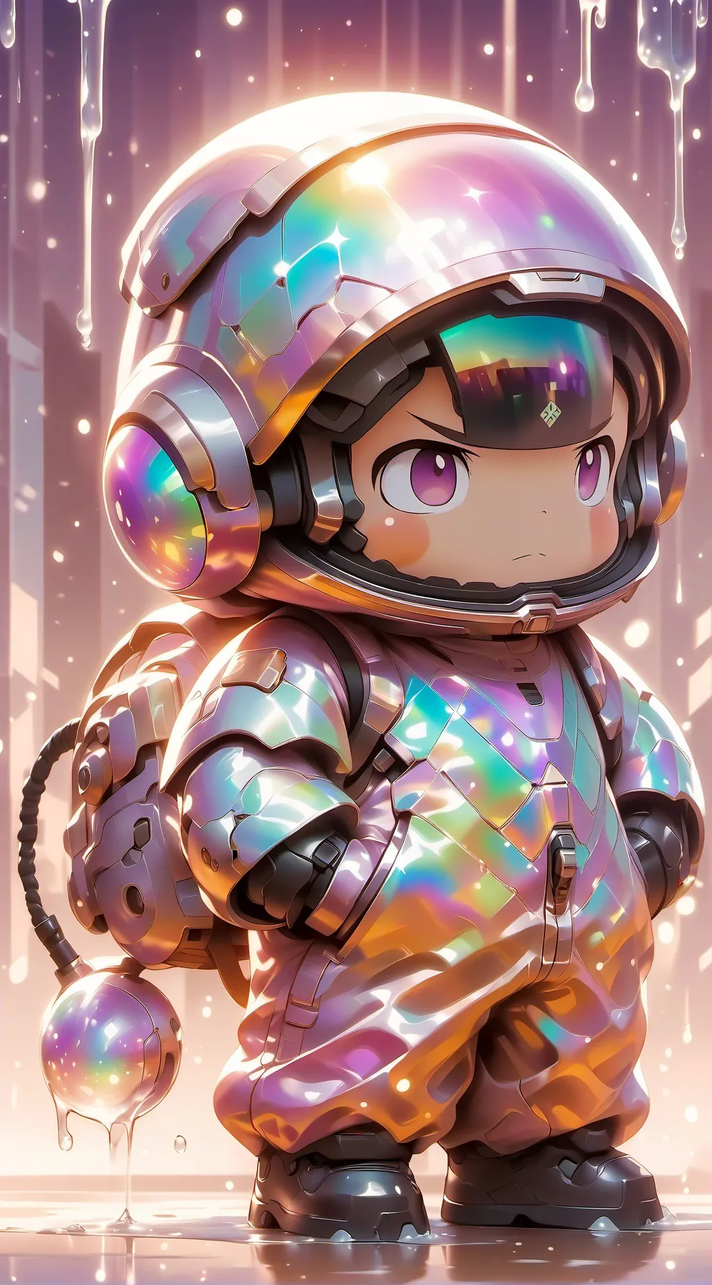ai character: baby dogday background