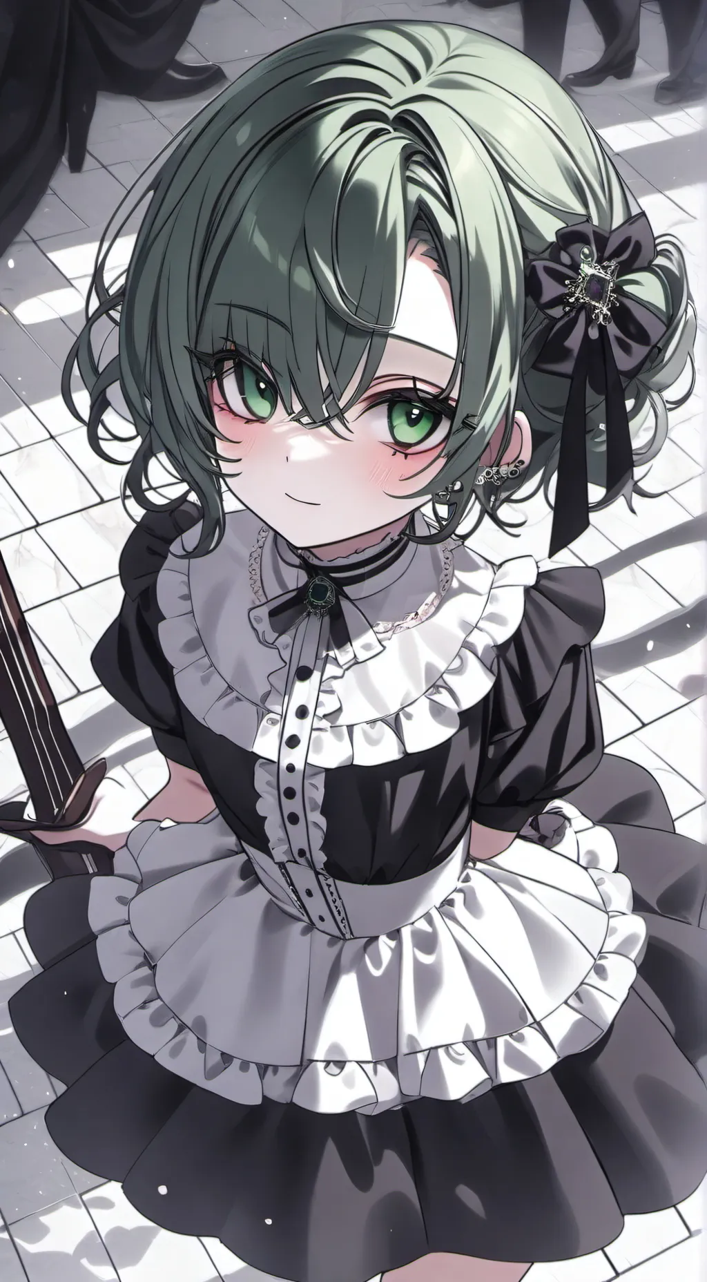 ai character: Deku mujer  background