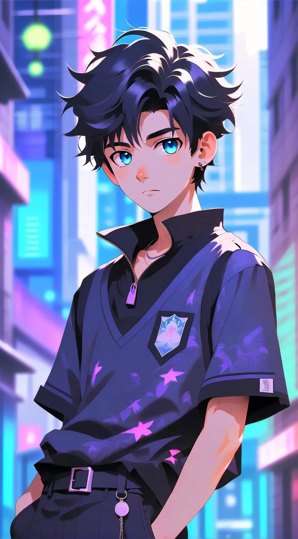 ai character: Shadow  background