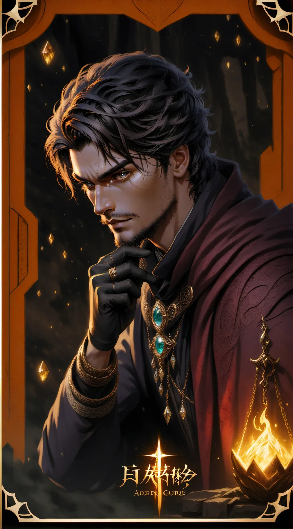 ai character: quête du cristal background