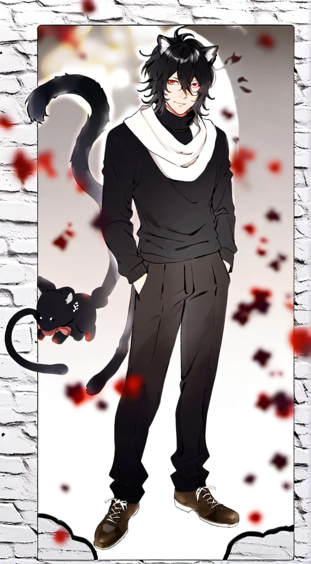 ai character: Hybrid EraserMic background