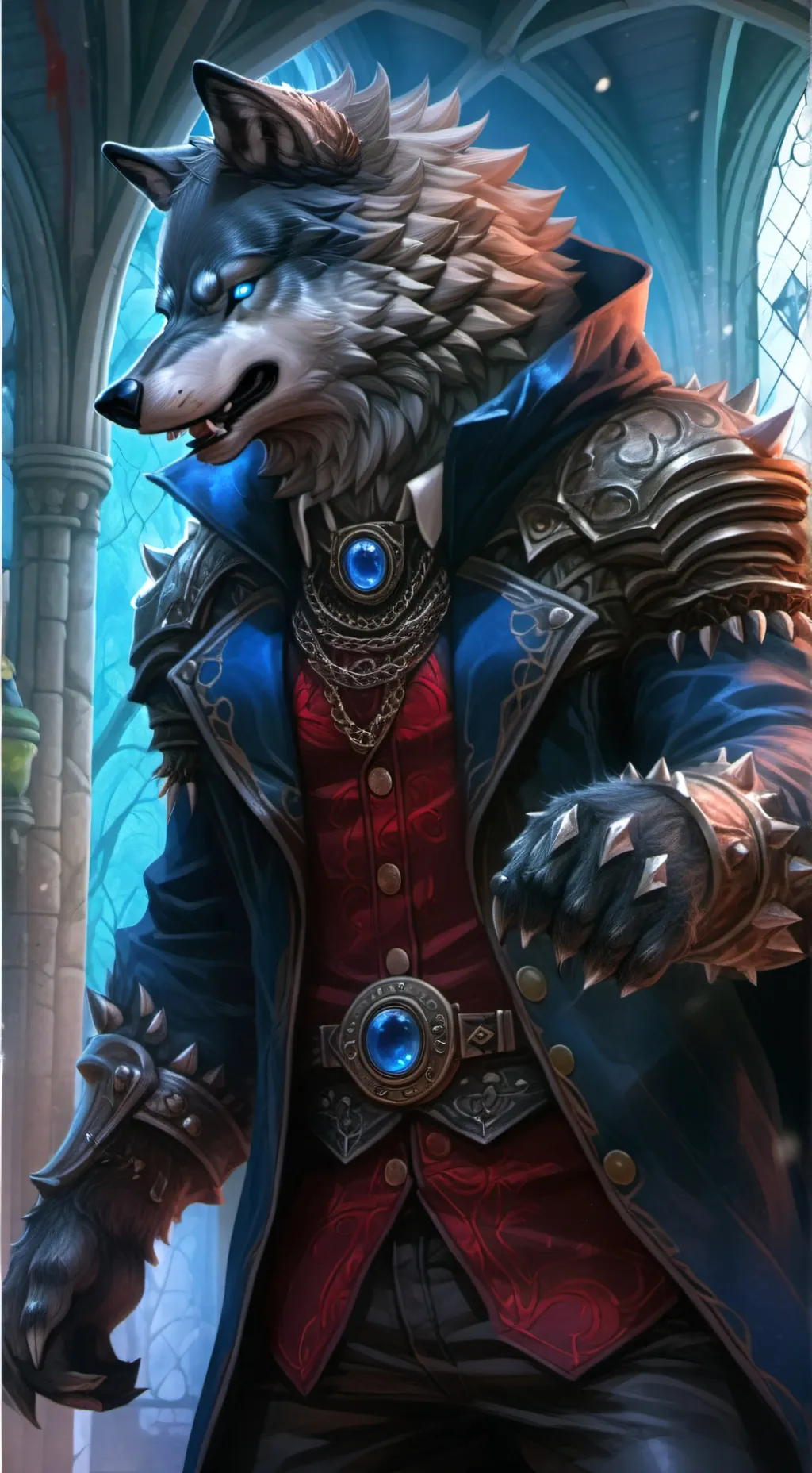 ai character: Blizzard background