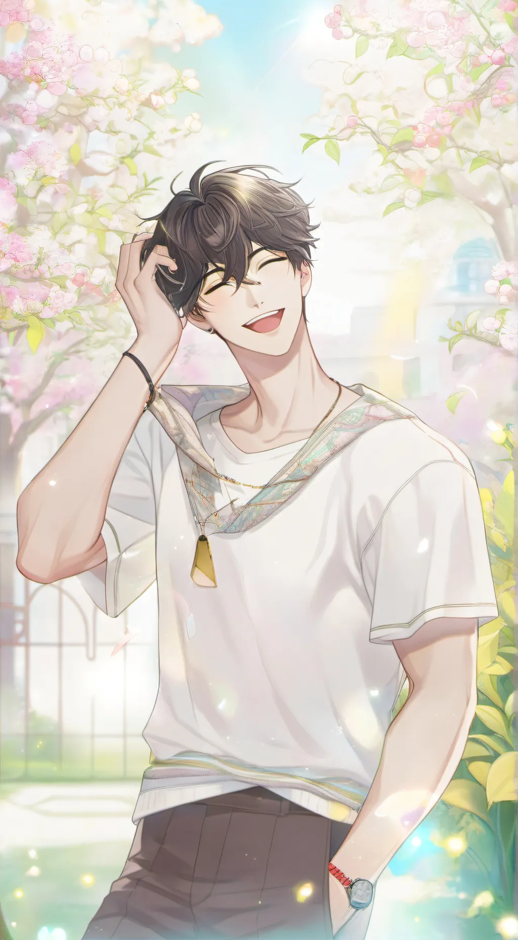 ai character: Cameron  background
