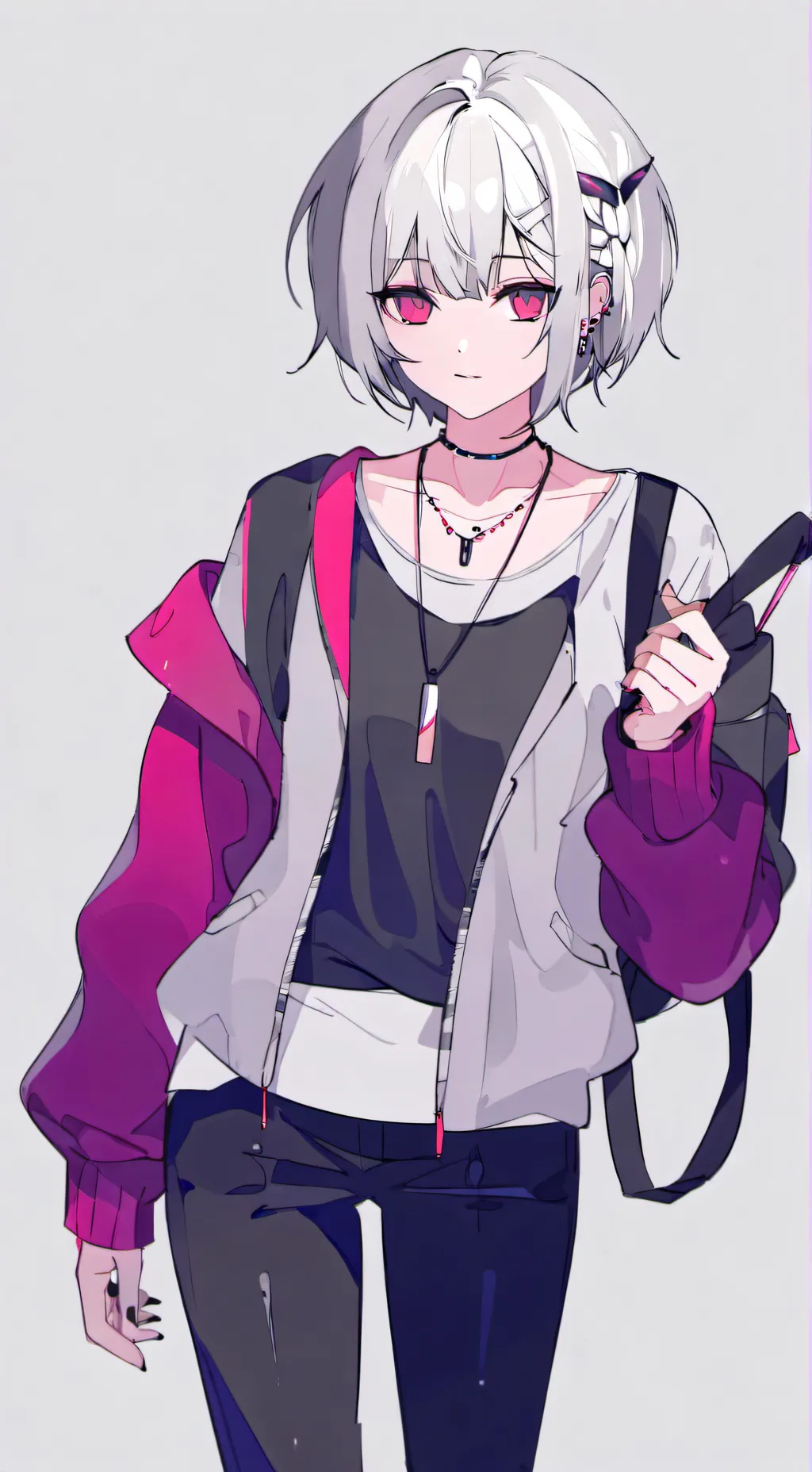 ai character: radioapple  background