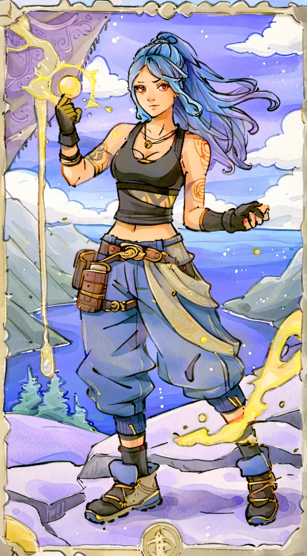 ai character: Rey Alkevina background