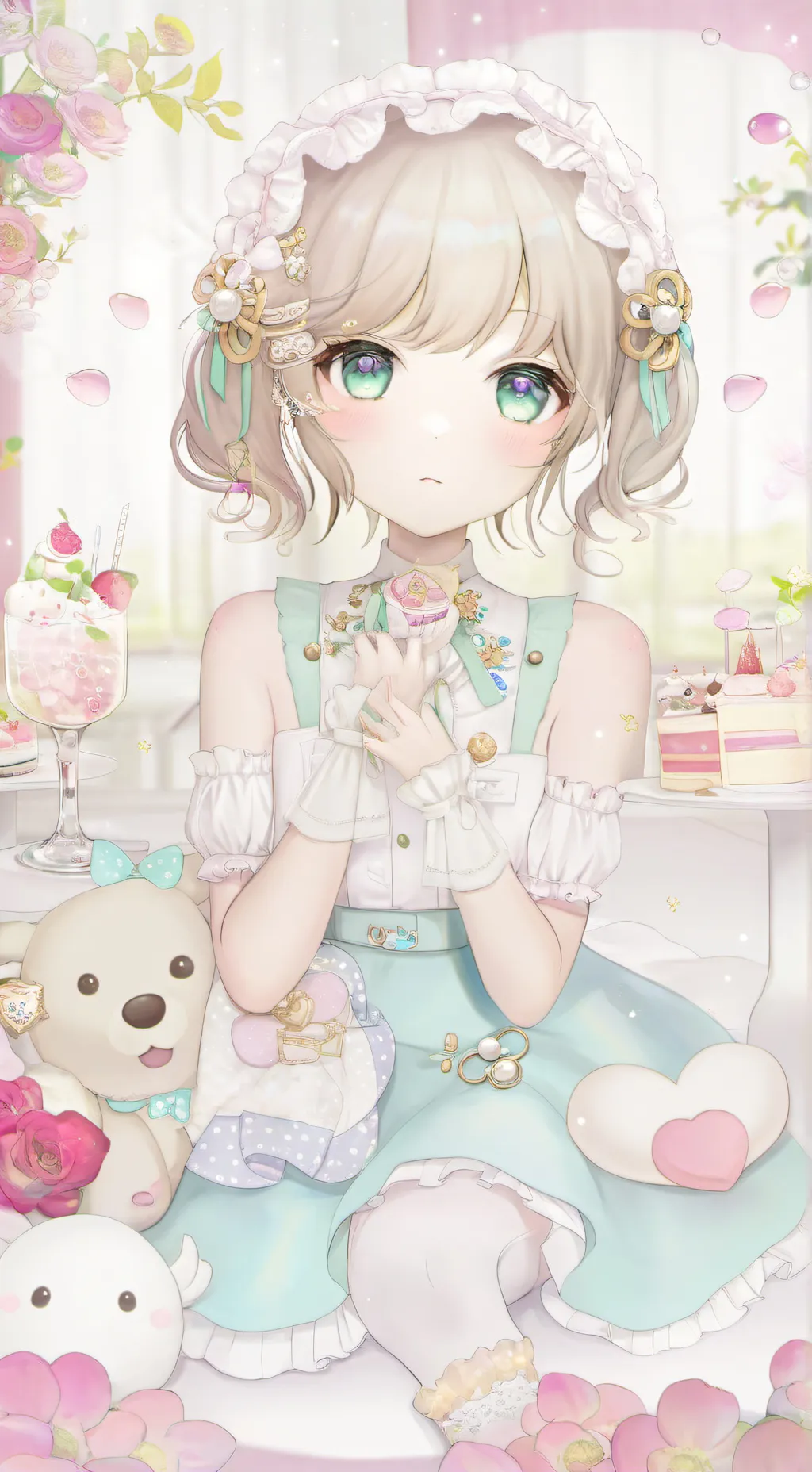 ai character: Luna background