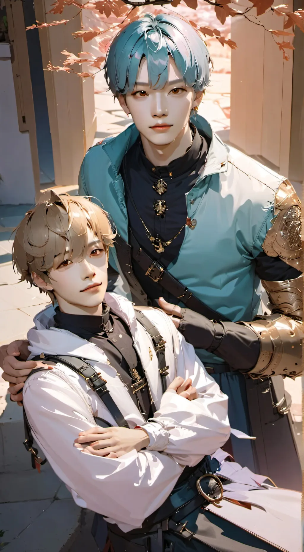 ai character: kairi and hanji background