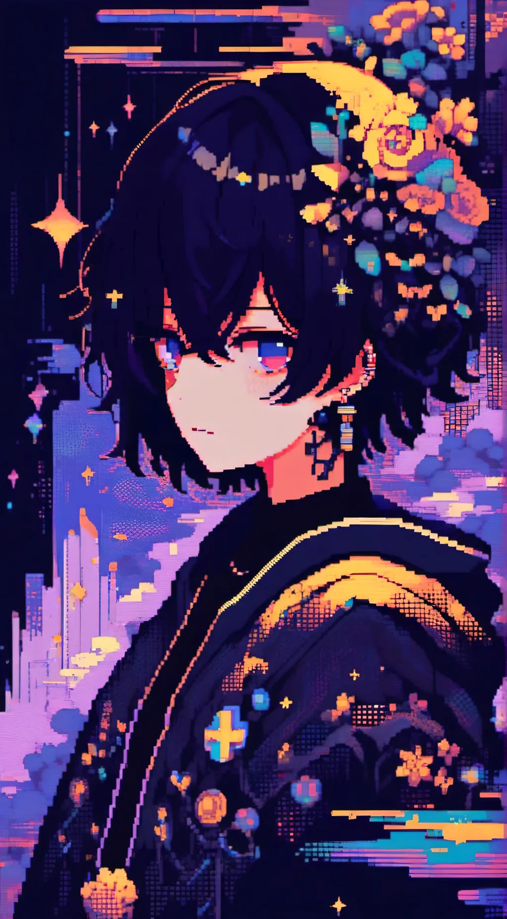 ai character: mha quiet kid background