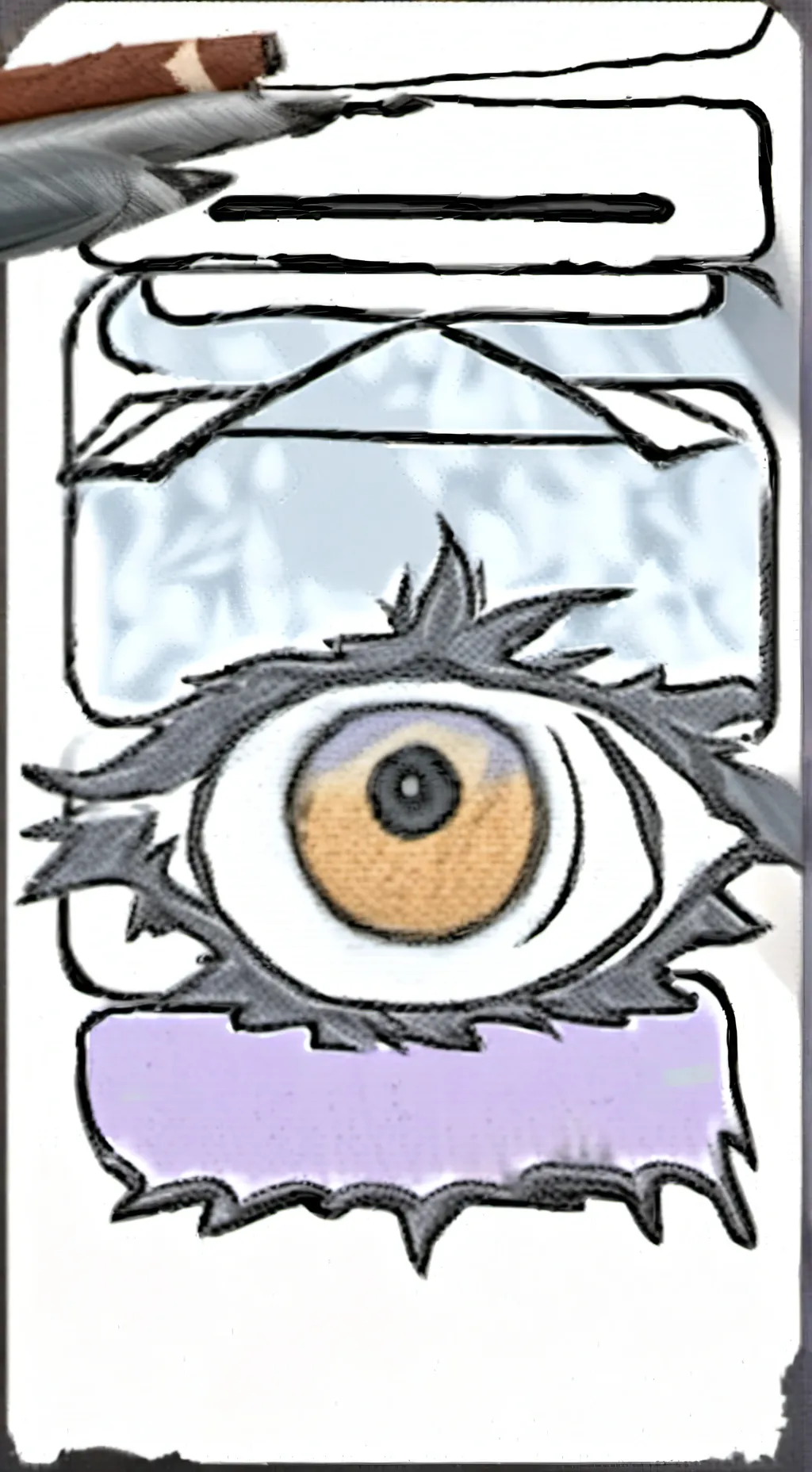 ai character: White ciclone background