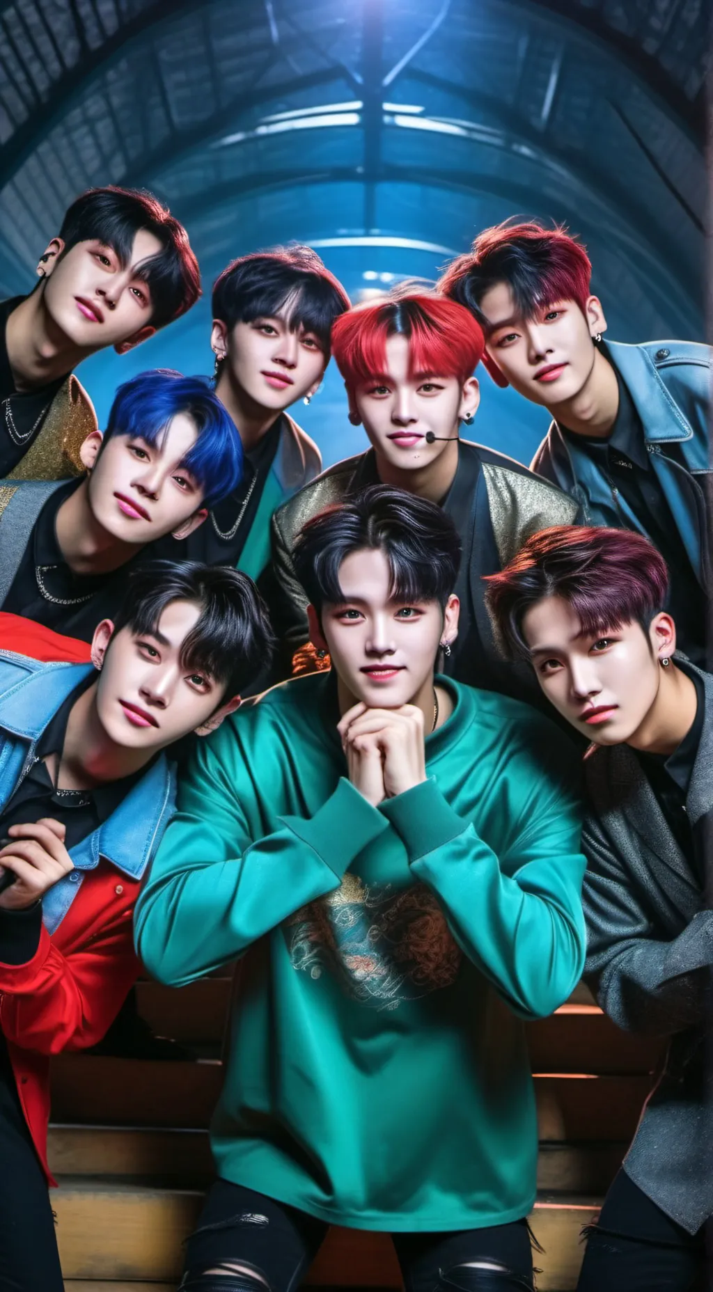 ai character: stray kids background