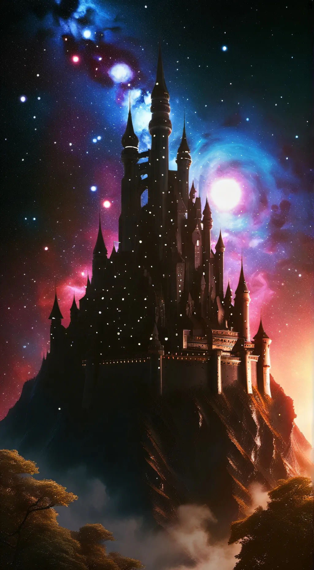ai character: SC go to disney  background
