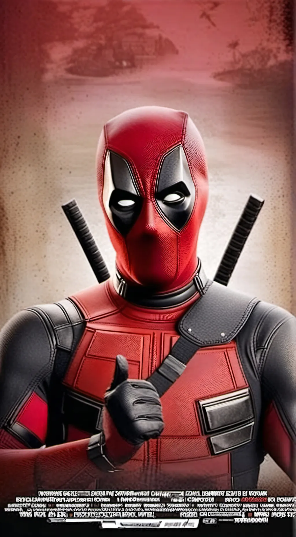 ai character: Deadpool  background