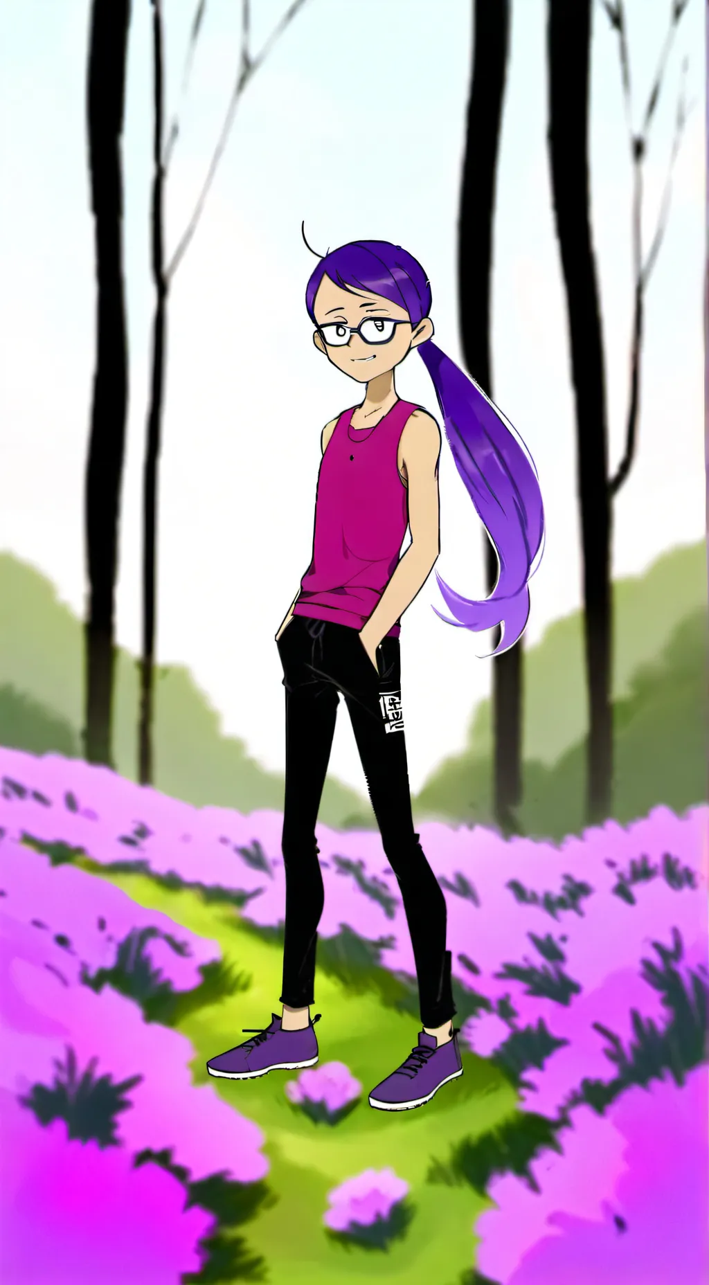 ai character: Creator B background