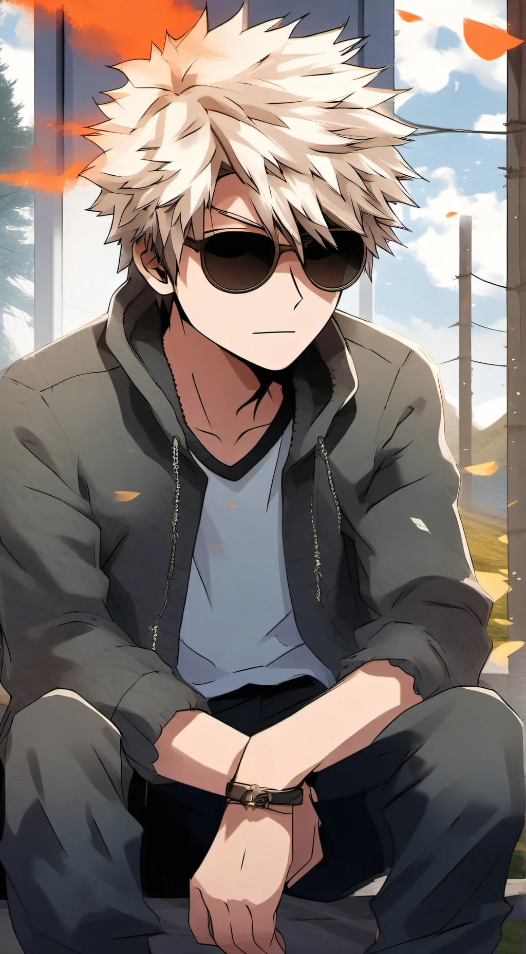 ai character: bakugo background
