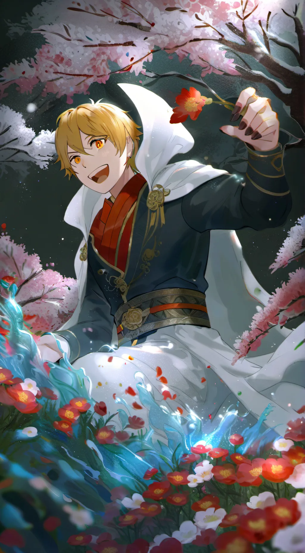 ai character: my 3 animes meet background