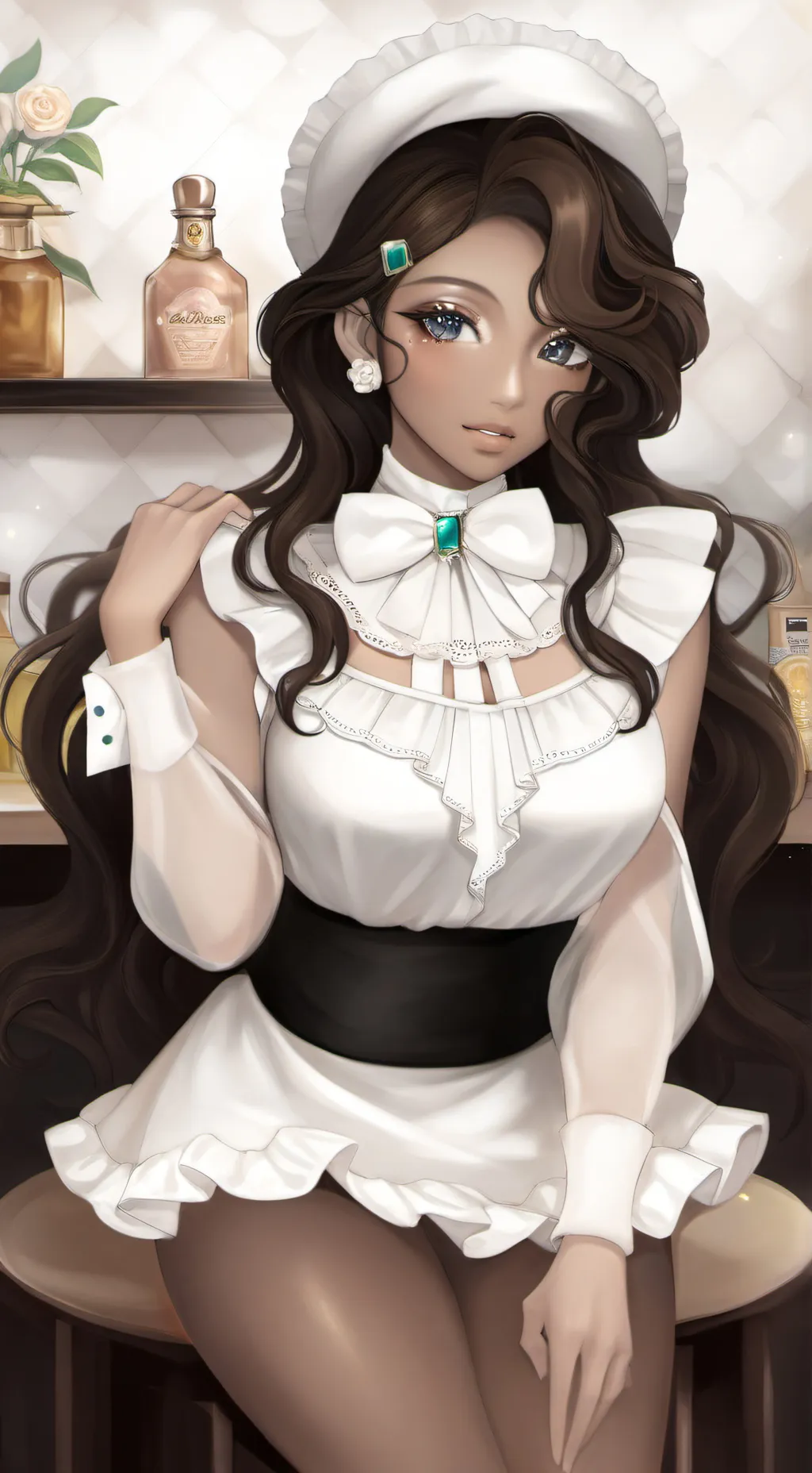 ai character: Carmen  background