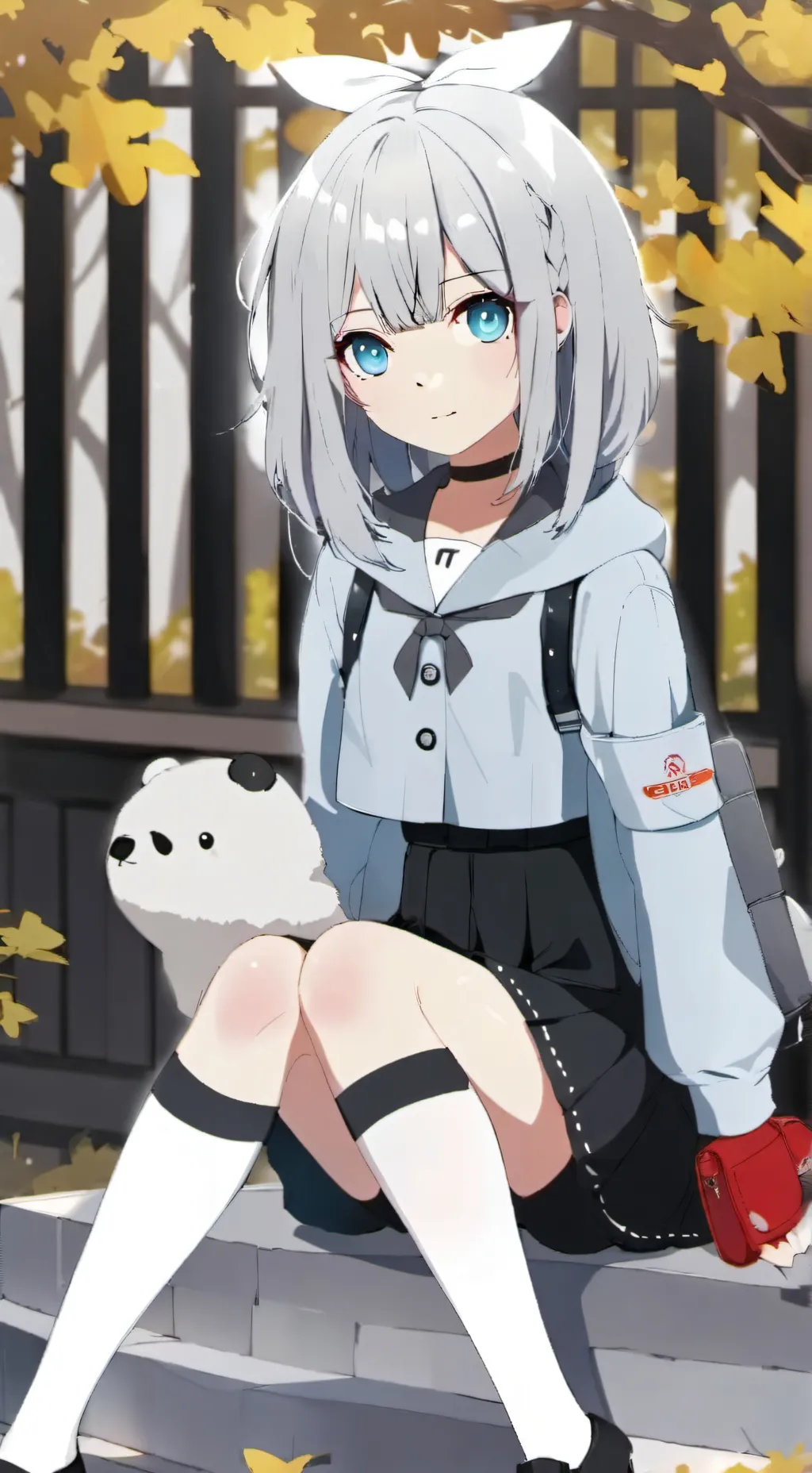 ai character: Winter  background