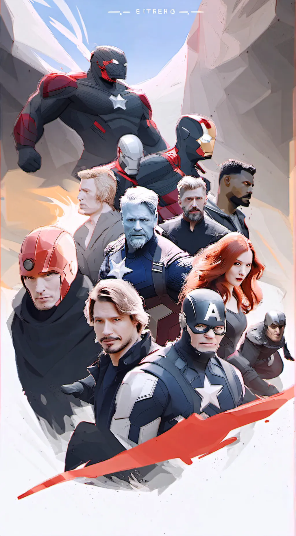 ai character: Avengers background
