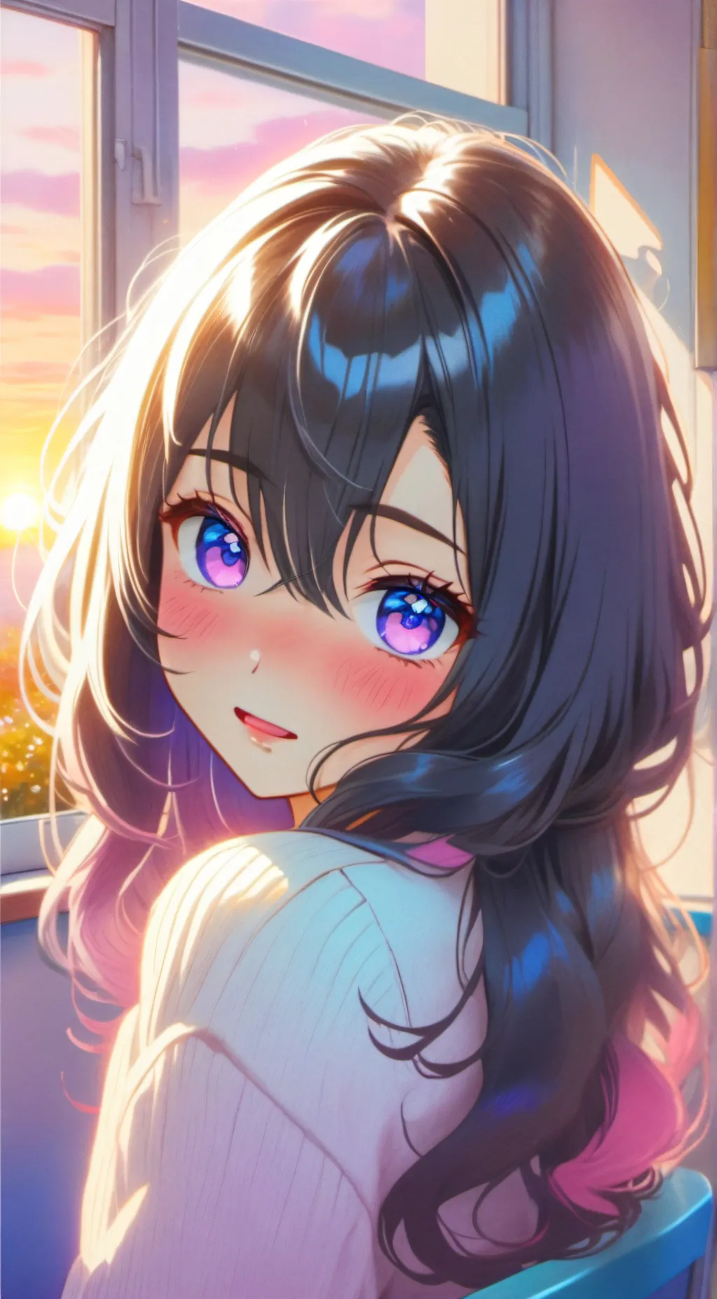 ai character: Amethyst background