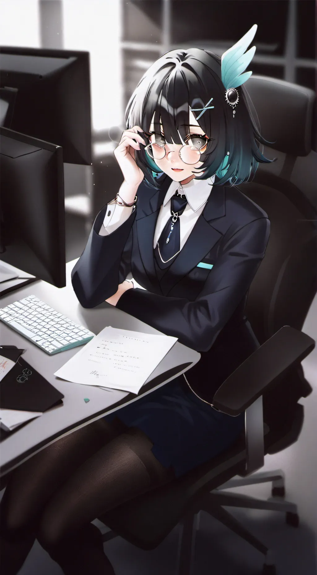 ai character: Lucy Chen background