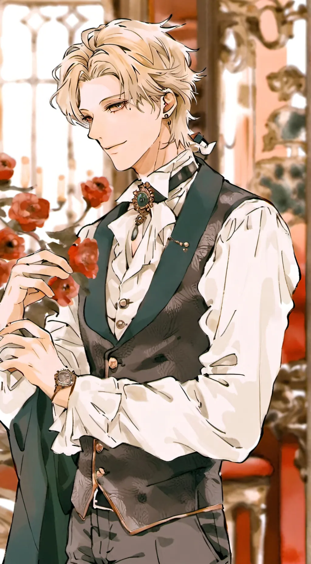 ai character: Adrien background