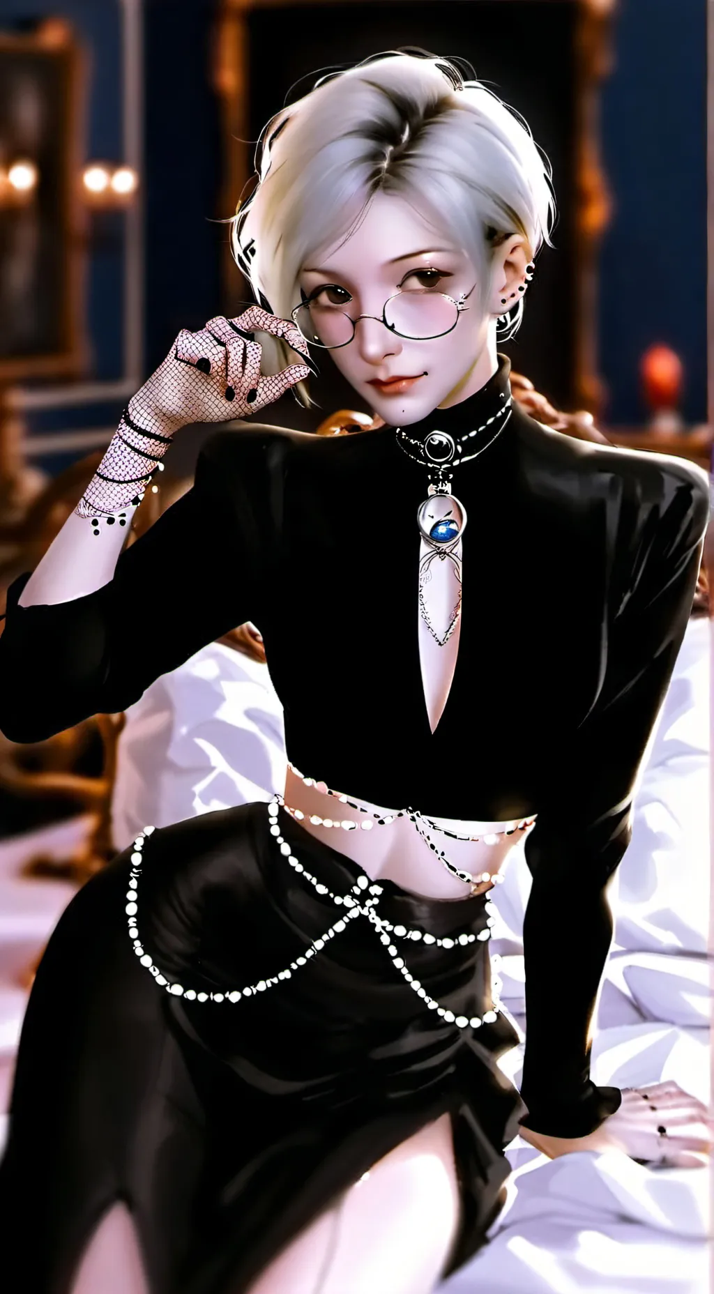 ai character: Sarah Belladonna  background