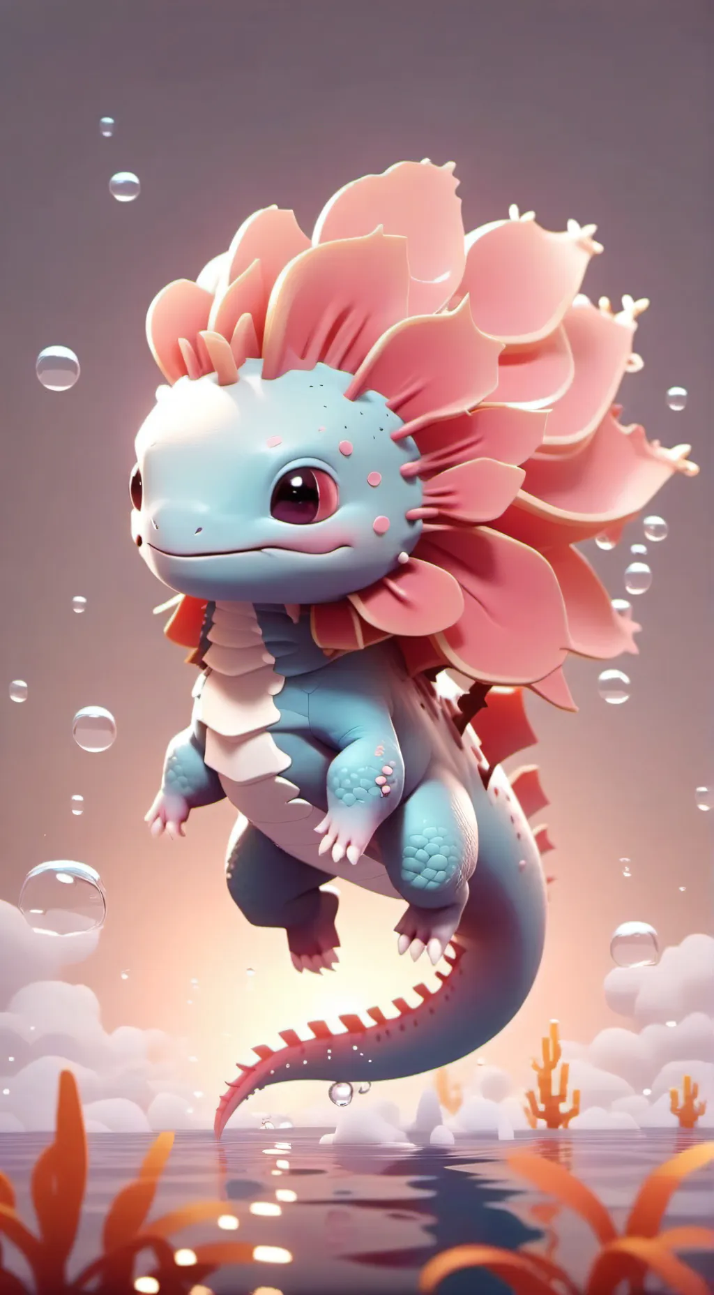 ai character: winner el ajolote background