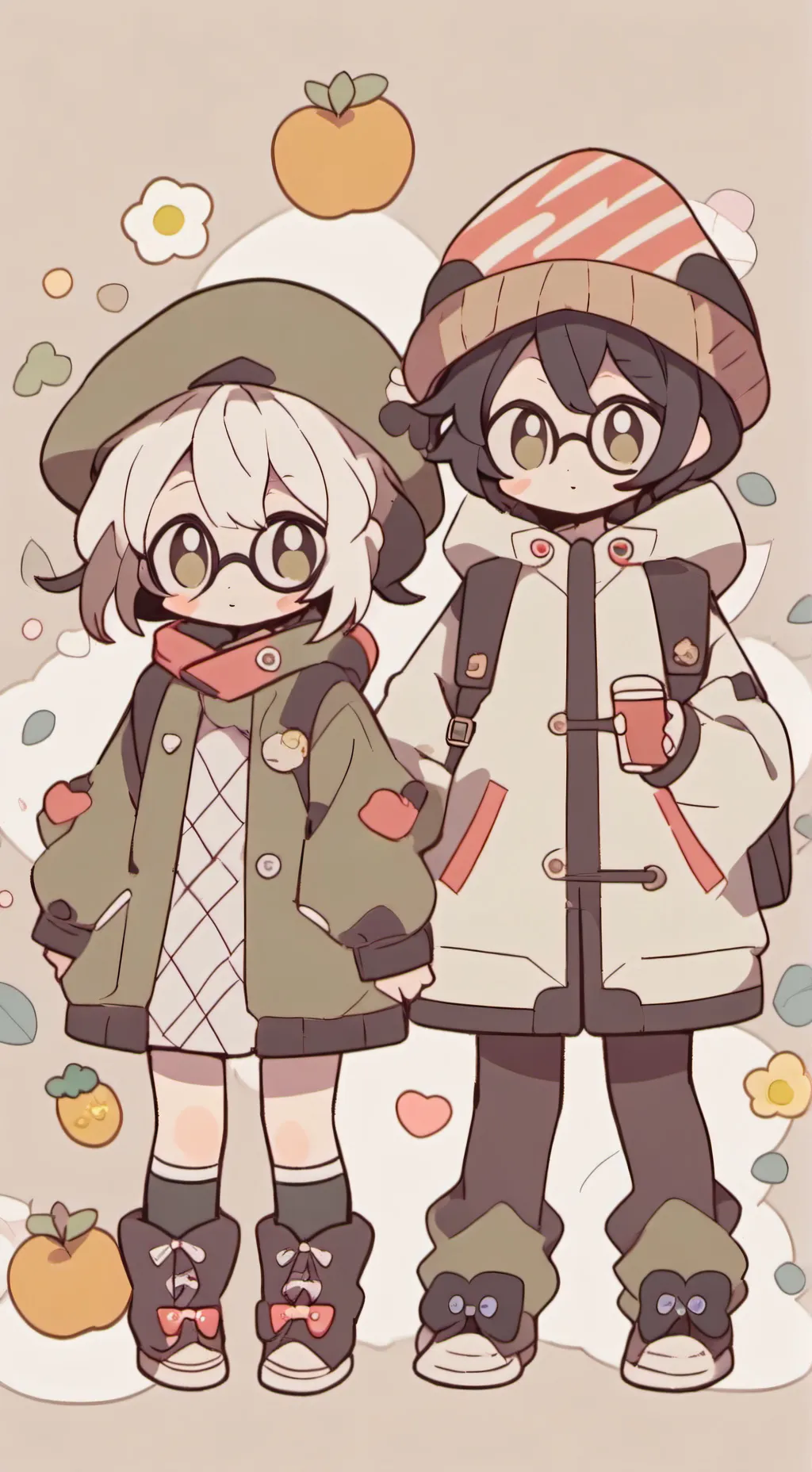 ai character: {daisy & cassy} ° background