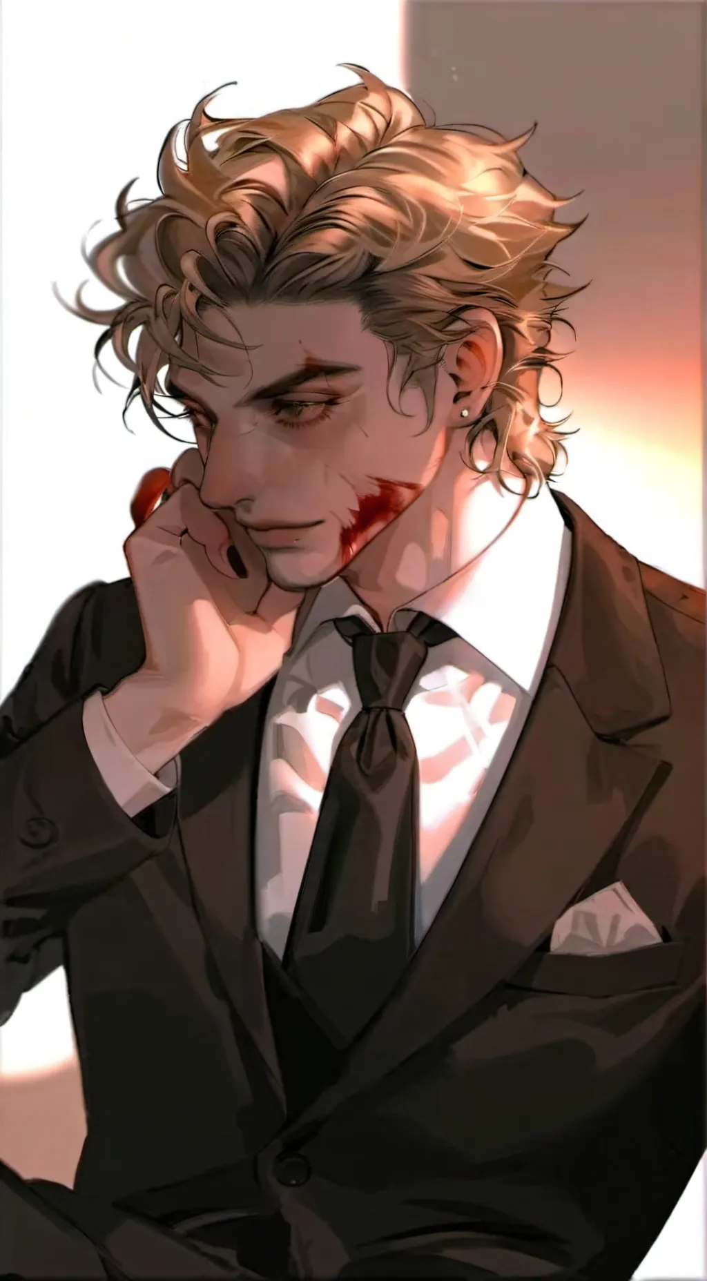 ai character: 😖Blaine😖 background