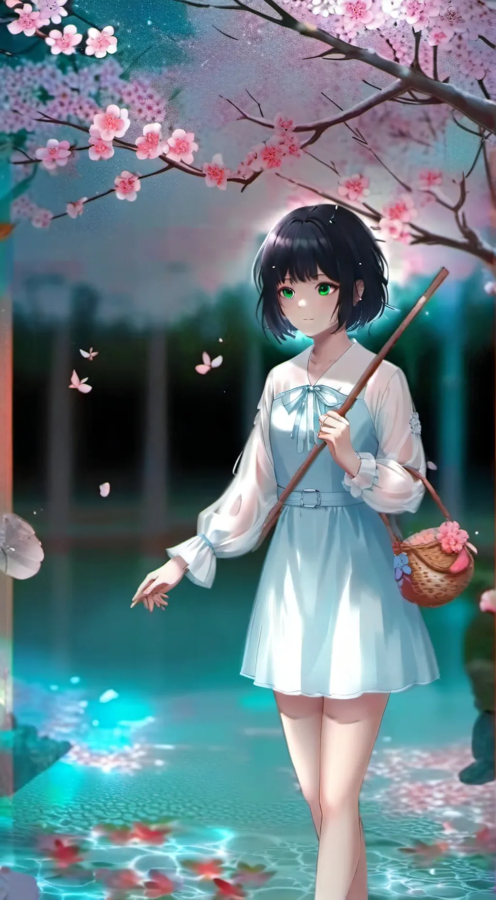 ai character: Luna  background
