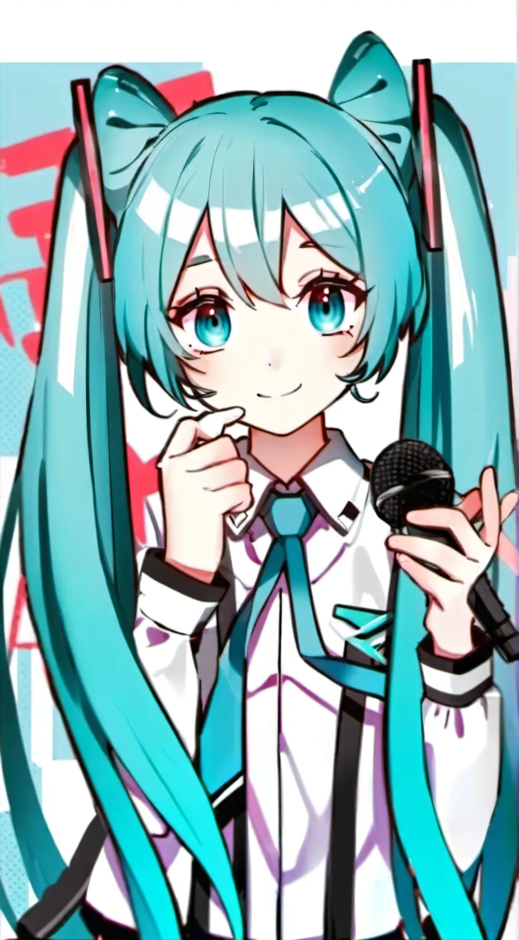 ai character: Hatsune Miku background