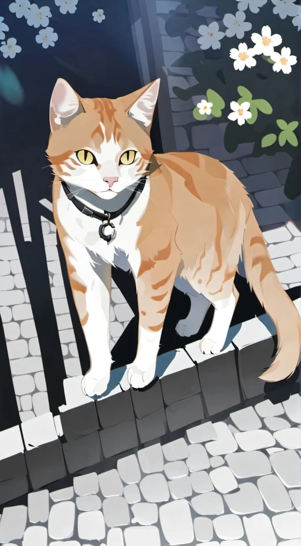 ai character: Leo the cat background