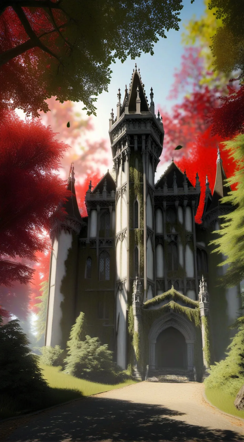 ai character: gothic mannor  background